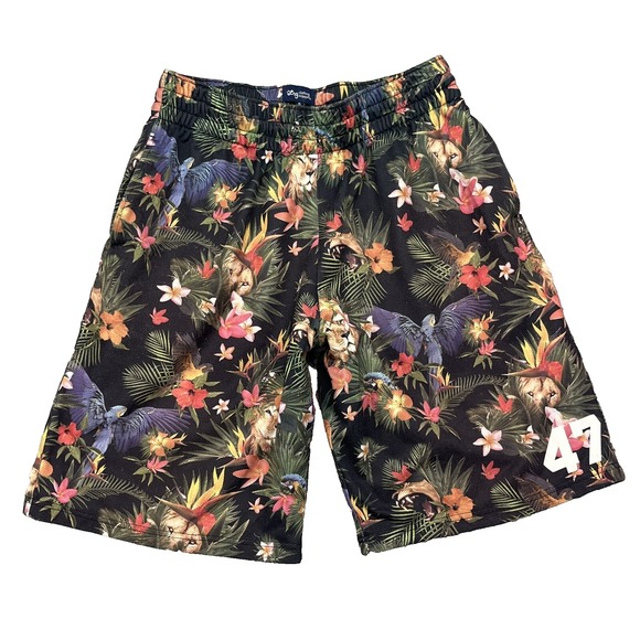 Lrg Clothing Shorts Men XL Skate Hawaiian Floral Streetwear Safari Basketball 47 - Picture 1 of 10